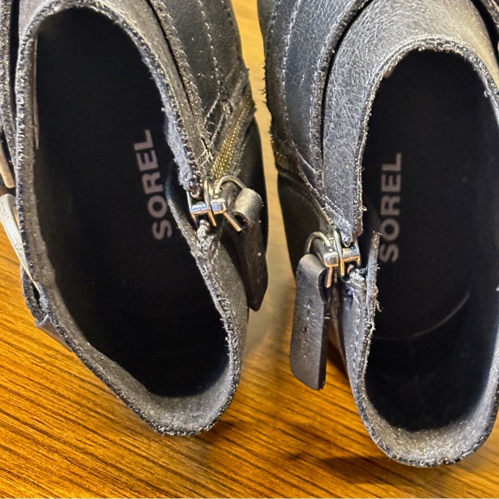 Sorel Women s Joan of Arctic Wedge II Buckle Boots
Rain - Waterproof Black Sz 9 - Picture 8 of 9